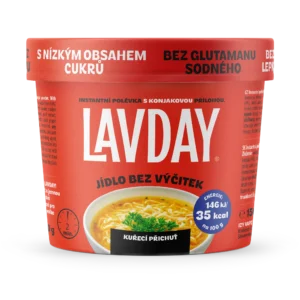 LAVDAY INSTANTNÁ KONJAKOVÁ POLIEVKA S KURACOU PRÍCHUŤOU